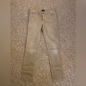 American Eagle Outfitters Skinny Pants in Light Khaki